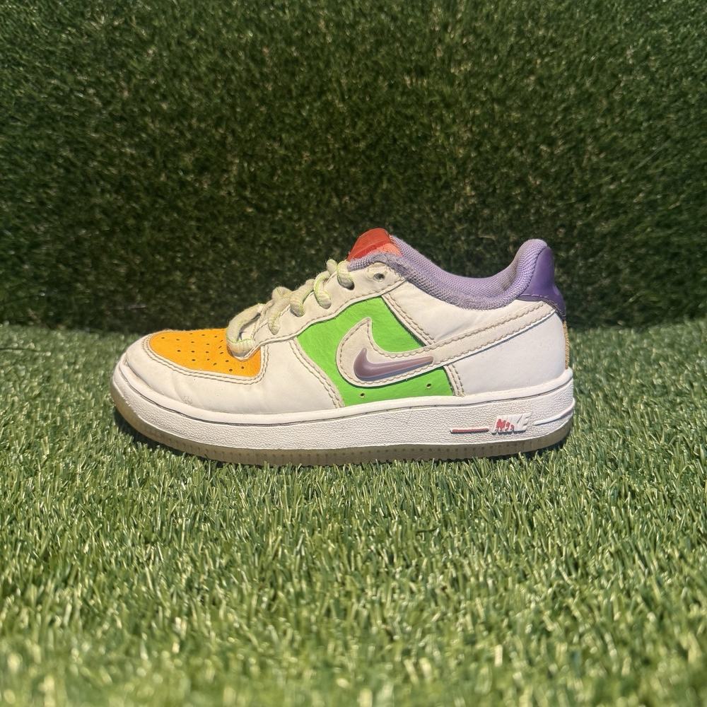 Size 11C - Nike Air Force 1 LV8 GS Shoes White Space Purple Style FD1036-100